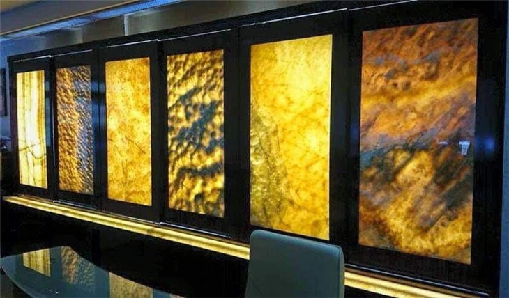 New Design Led Marble Sample Lumi Stone Light