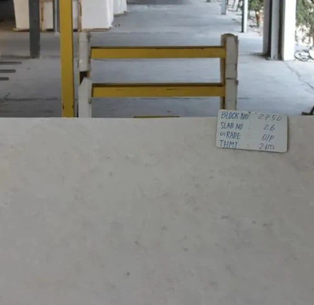 opal white marble slab