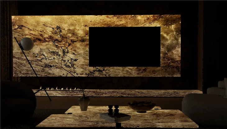 Underlit Quartzite Countertops